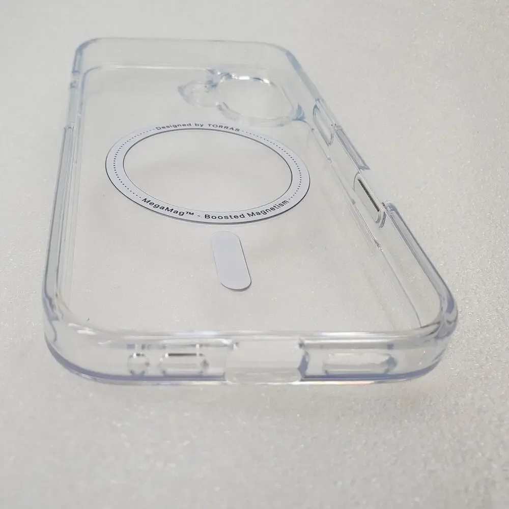 TORRAS Magnetic Clear Case for iPhone 16 6.1 Inch - Clear MagSafe Cover
